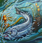 24" x 24" x 1.5" Oil